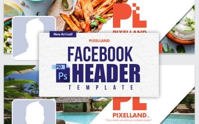 Facebook Header Template – PSD