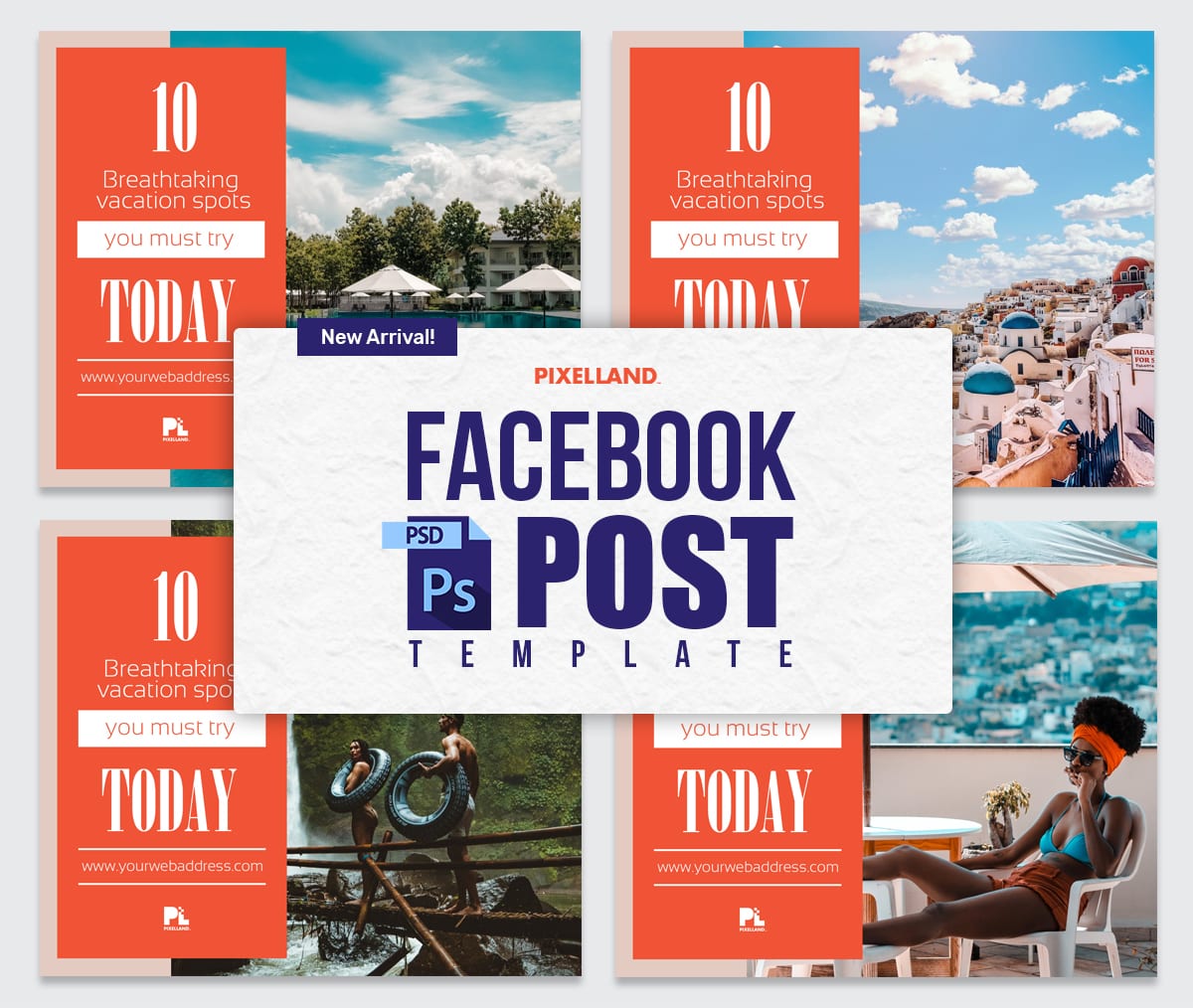 Facebook Post Template PSD Pixelland Media Group Facebook Post Template PSD Pixelland Media Group